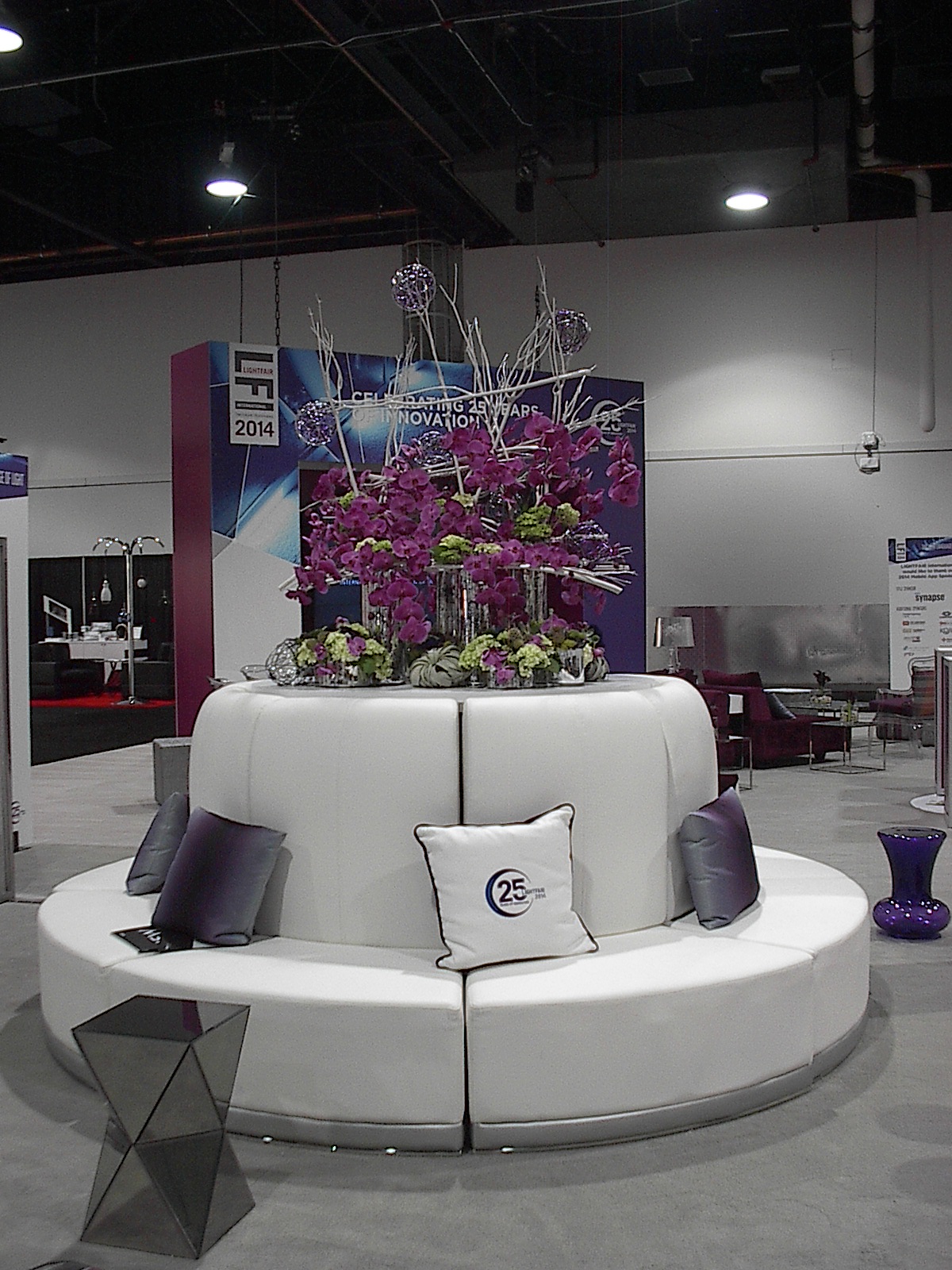 No job is too big, our custom flowers at the Las Vegas Convention Center, approved show florists.