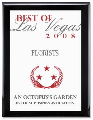 Best of Las Vegas Florist, Best of the knot.com, Award winning florists in Las Vegas, 