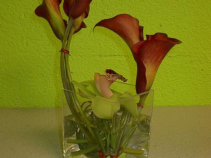 Mini calla liles, event florist las Vegas, convention flowers, 